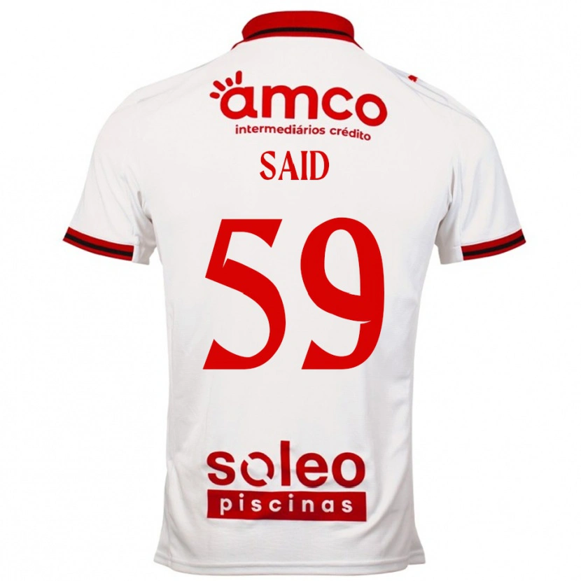 Danxen Dětské Yan Said #59 Bílá Červená Daleko Hráčské Dresy 2025/26 Dres