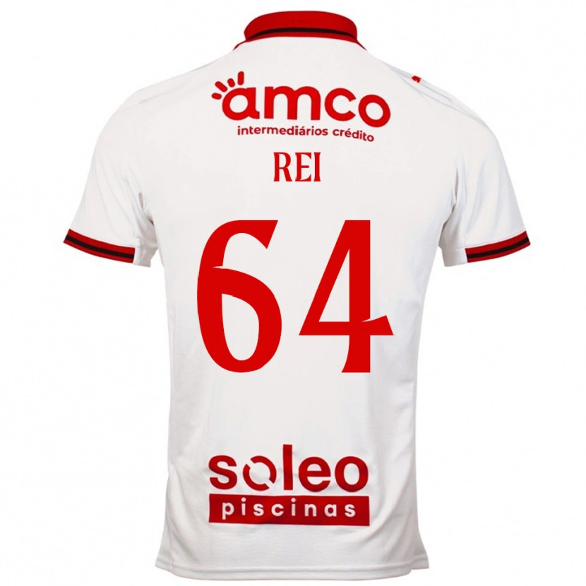 Danxen Dětské Ricardo Rei #64 Bílá Červená Daleko Hráčské Dresy 2025/26 Dres
