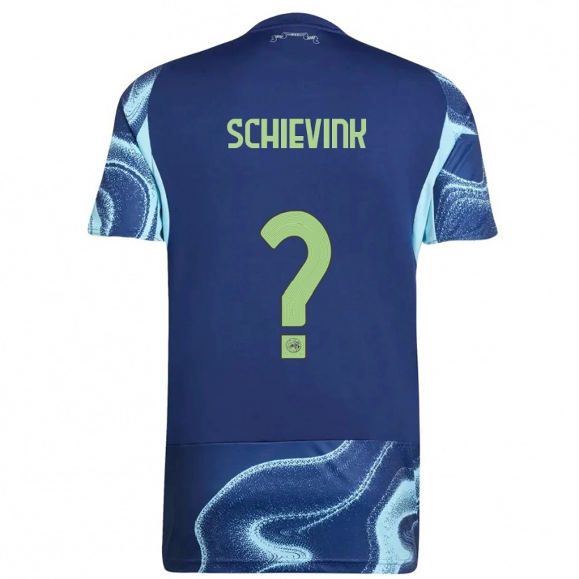 Danxen Dětské Floris Schievink #0 Tmavě Modrá Nebesky Modrá Daleko Hráčské Dresy 2025/26 Dres