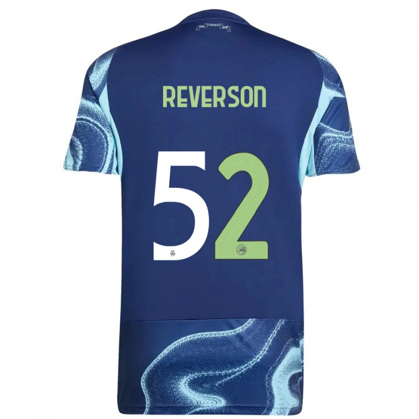 Danxen Dětské Paul Reverson #52 Tmavě Modrá Nebesky Modrá Daleko Hráčské Dresy 2025/26 Dres