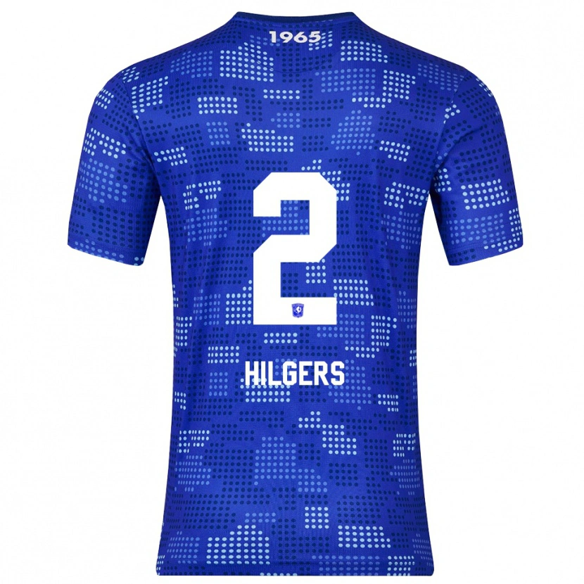 Danxen Dětské Mees Hilgers #2 Modrá Nebesky Modrá Daleko Hráčské Dresy 2025/26 Dres