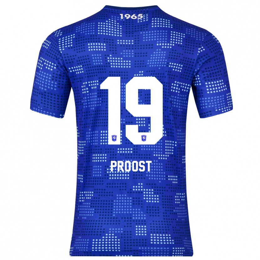 Danxen Dětské Sophie Proost #19 Modrá Nebesky Modrá Daleko Hráčské Dresy 2025/26 Dres