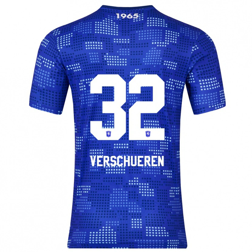Danxen Dětské Arno Verschueren #32 Modrá Nebesky Modrá Daleko Hráčské Dresy 2025/26 Dres