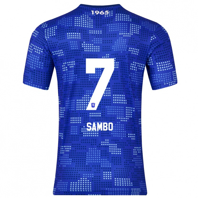 Danxen Dětské Giandro Sambo #7 Modrá Nebesky Modrá Daleko Hráčské Dresy 2025/26 Dres