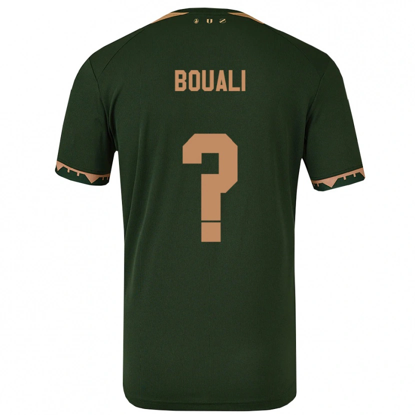 Danxen Dětské Zakaria Bouali #0 Zelená Zlatá Daleko Hráčské Dresy 2025/26 Dres