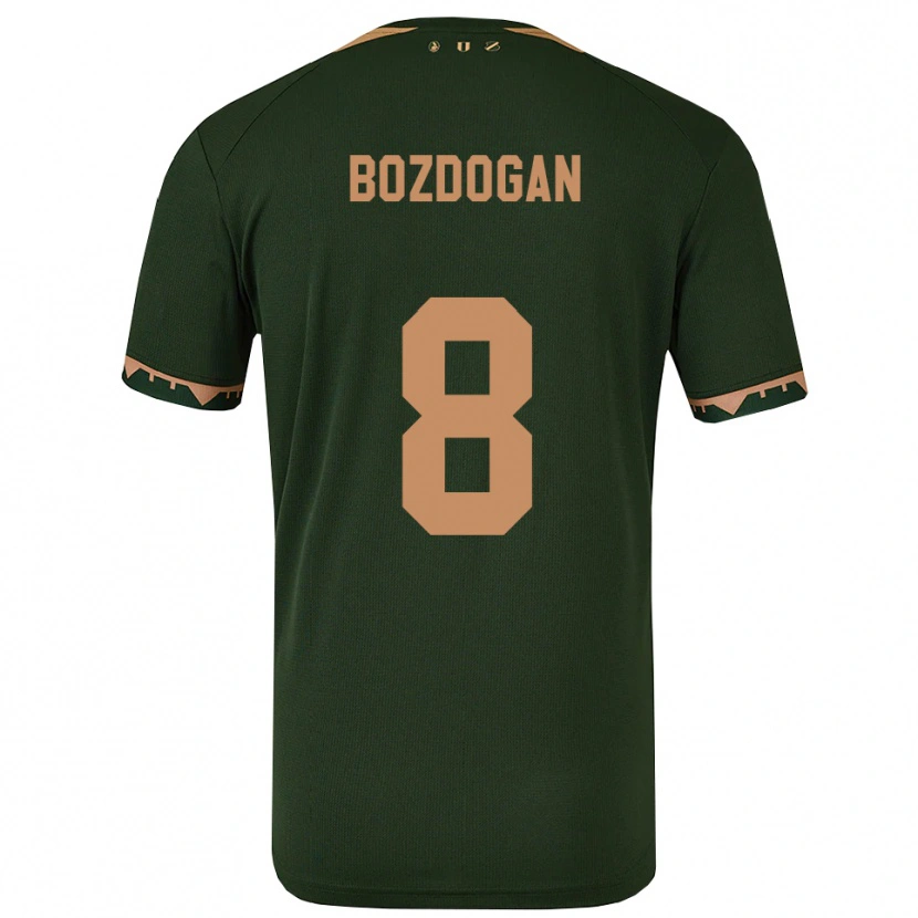 Danxen Dětské Can Bozdogan #8 Zelená Zlatá Daleko Hráčské Dresy 2025/26 Dres