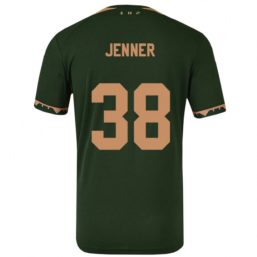Danxen Dětské Ivar Jenner #38 Zelená Zlatá Daleko Hráčské Dresy 2025/26 Dres