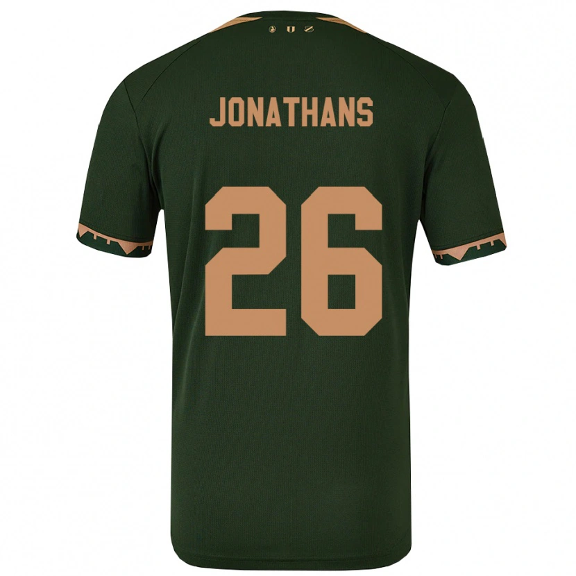 Danxen Dětské Miliano Jonathans #26 Zelená Zlatá Daleko Hráčské Dresy 2025/26 Dres