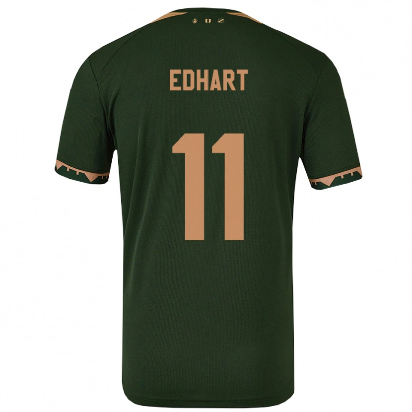 Danxen Dětské Lynden Edhart #11 Zelená Zlatá Daleko Hráčské Dresy 2025/26 Dres