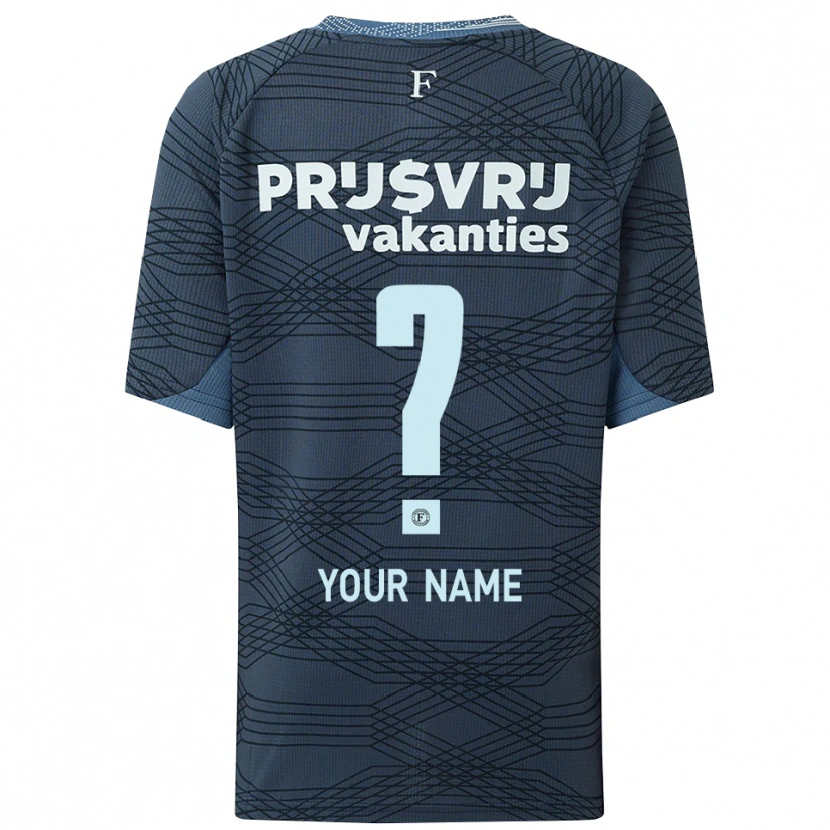 Danxen Dětské Tvé Jméno #0 Černá Šedá Daleko Hráčské Dresy 2025/26 Dres