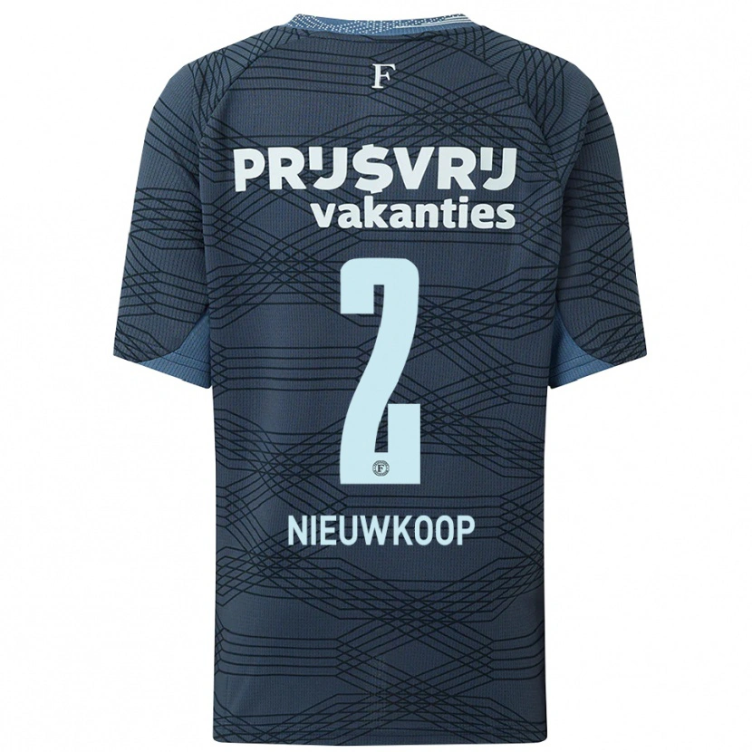 Danxen Dětské Bart Nieuwkoop #2 Černá Šedá Daleko Hráčské Dresy 2025/26 Dres