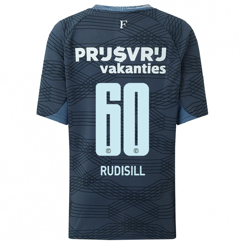 Danxen Dětské Paulo Rudisill #60 Černá Šedá Daleko Hráčské Dresy 2025/26 Dres