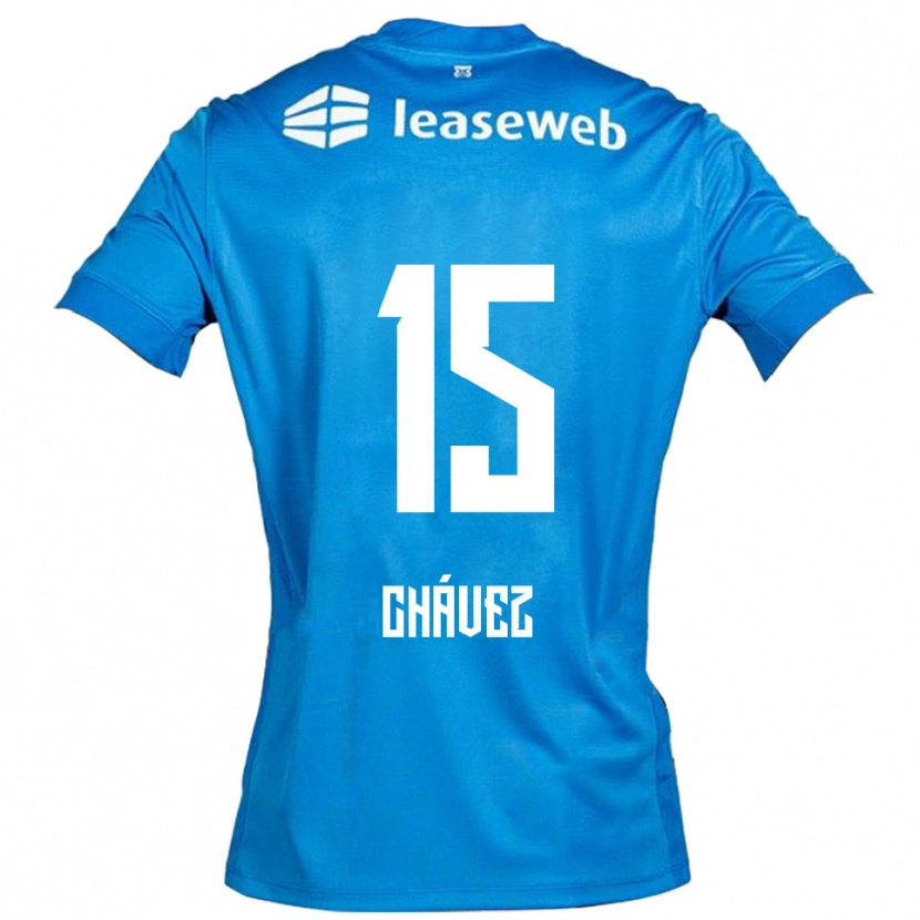 Danxen Dětské Mateo Chávez #15 Modrá Bílá Daleko Hráčské Dresy 2025/26 Dres