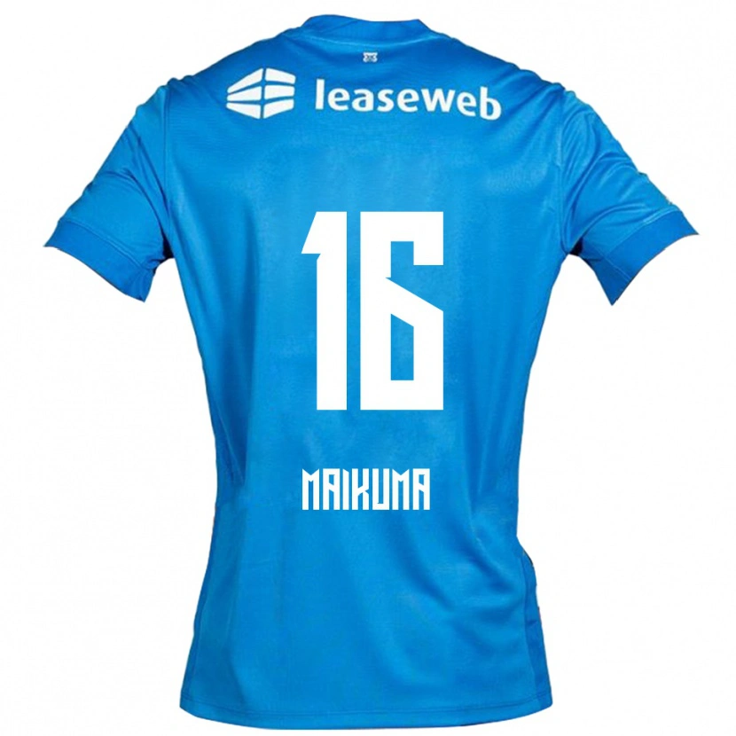 Danxen Dětské Seiya Maikuma #16 Modrá Bílá Daleko Hráčské Dresy 2025/26 Dres