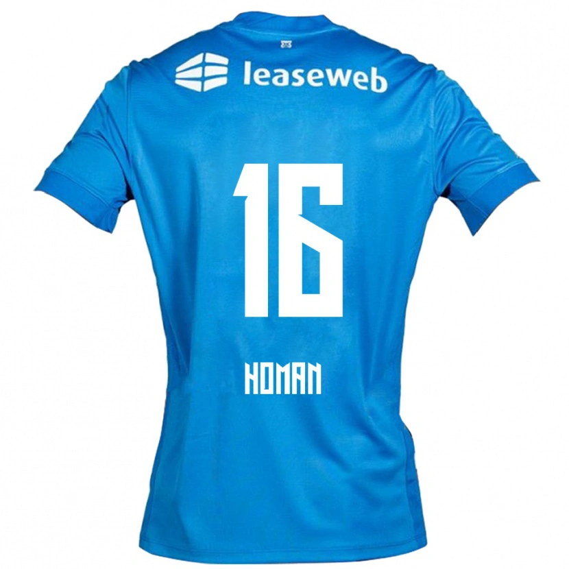 Danxen Dětské Nick Homan #16 Modrá Bílá Daleko Hráčské Dresy 2025/26 Dres