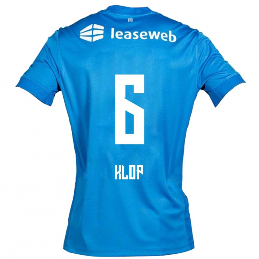 Danxen Dětské Cas Klop #6 Modrá Bílá Daleko Hráčské Dresy 2025/26 Dres