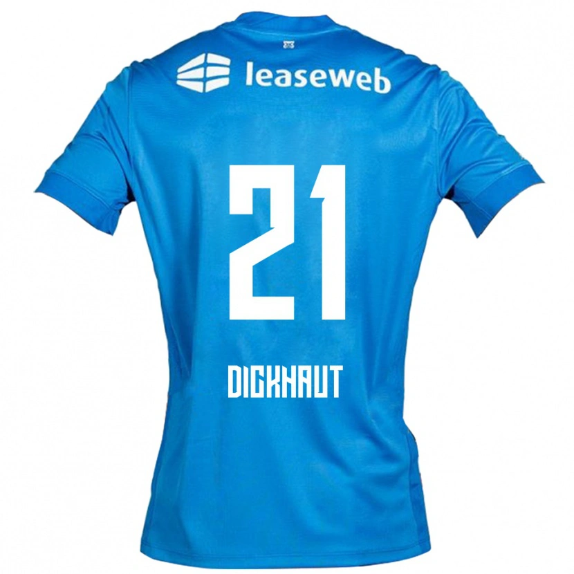 Danxen Dětské Damian Dickhaut #21 Modrá Bílá Daleko Hráčské Dresy 2025/26 Dres