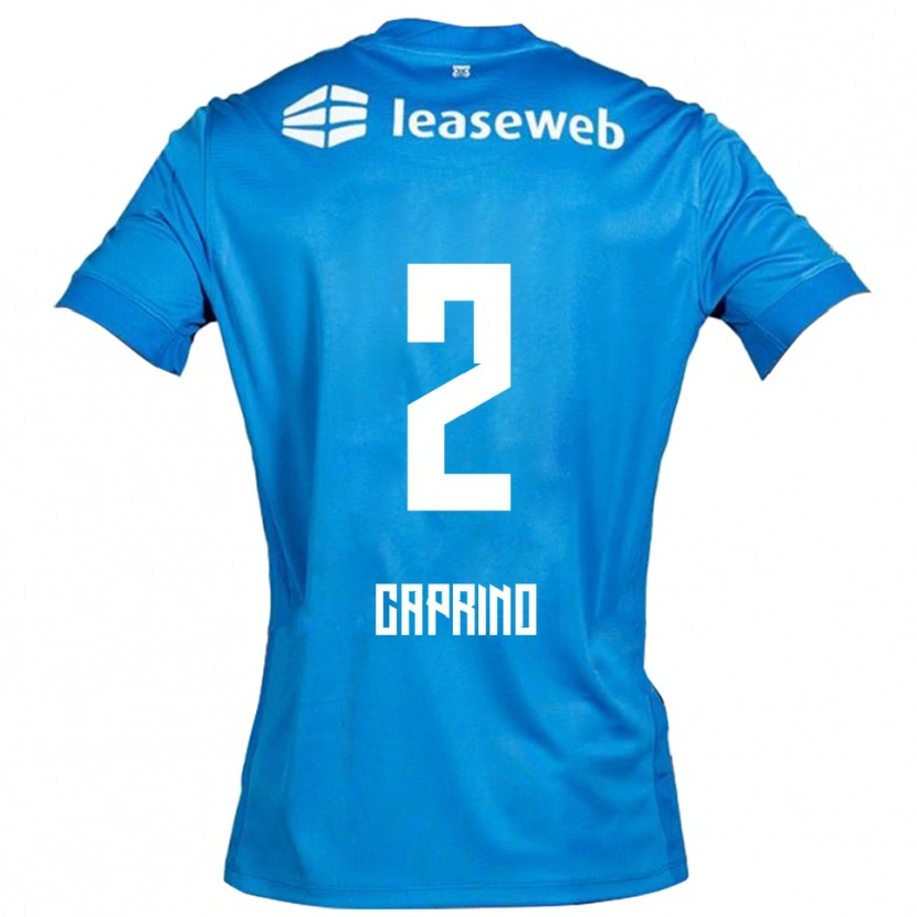 Danxen Dětské Ginia Caprino #2 Modrá Bílá Daleko Hráčské Dresy 2025/26 Dres