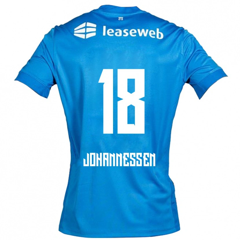 Danxen Dětské Tómas Johannessen #18 Modrá Bílá Daleko Hráčské Dresy 2025/26 Dres