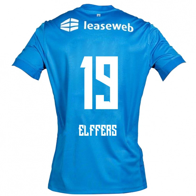 Danxen Dětské Timme Elffers #19 Modrá Bílá Daleko Hráčské Dresy 2025/26 Dres