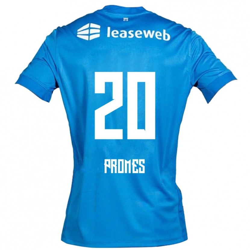 Danxen Dětské Valentino Promes #20 Modrá Bílá Daleko Hráčské Dresy 2025/26 Dres