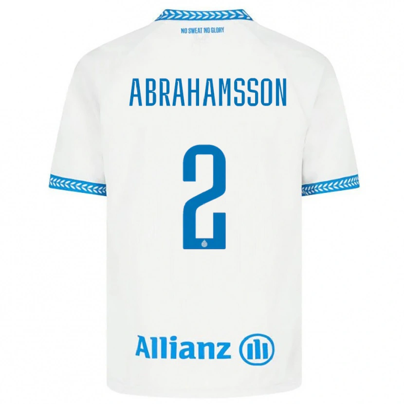 Danxen Dětské Sejde Abrahamsson #2 Modrá Bílá Daleko Hráčské Dresy 2025/26 Dres