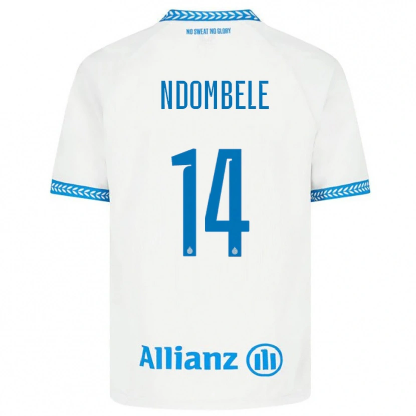 Danxen Dětské Don Ndombele #14 Modrá Bílá Daleko Hráčské Dresy 2025/26 Dres