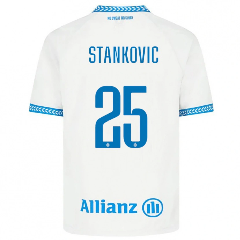 Danxen Dětské Aleksandar Stanković #25 Modrá Bílá Daleko Hráčské Dresy 2025/26 Dres