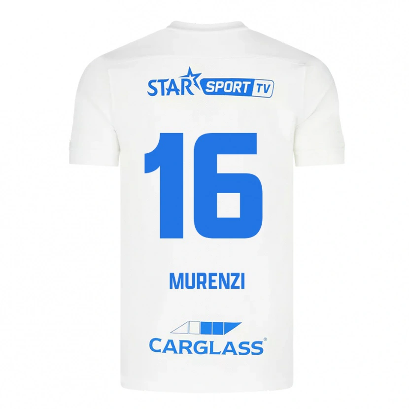 Danxen Dětské Aaron Murenzi #16 Bílá Modrá Daleko Hráčské Dresy 2025/26 Dres