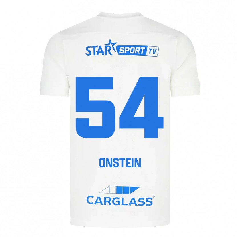 Danxen Dětské Juwensley Onstein #54 Bílá Modrá Daleko Hráčské Dresy 2025/26 Dres