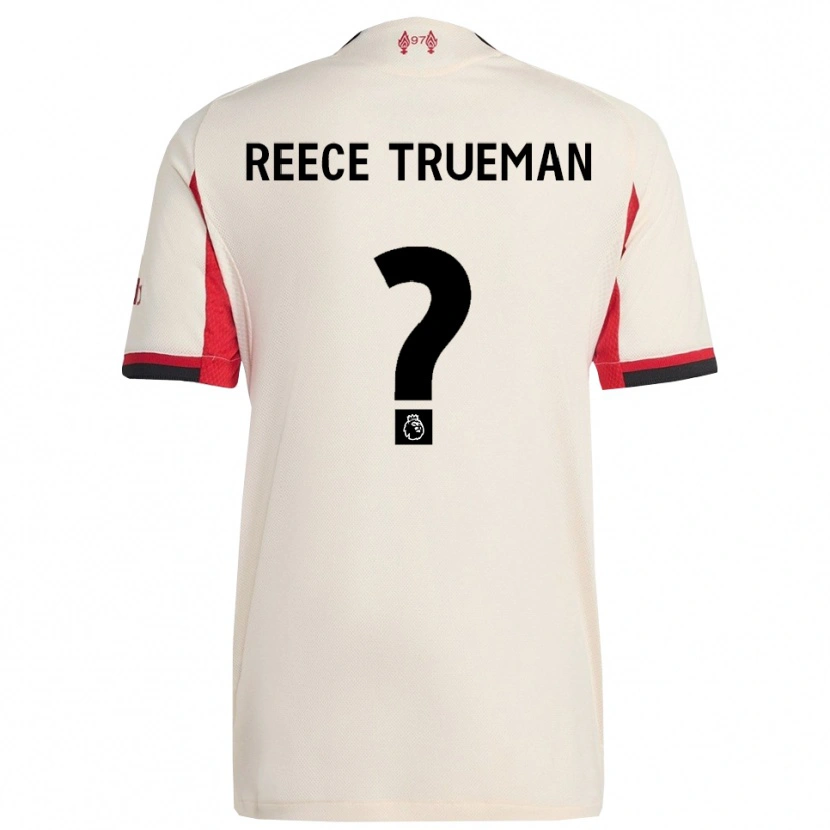 Danxen Dětské Reece Trueman #0 Bílá Černá Daleko Hráčské Dresy 2025/26 Dres