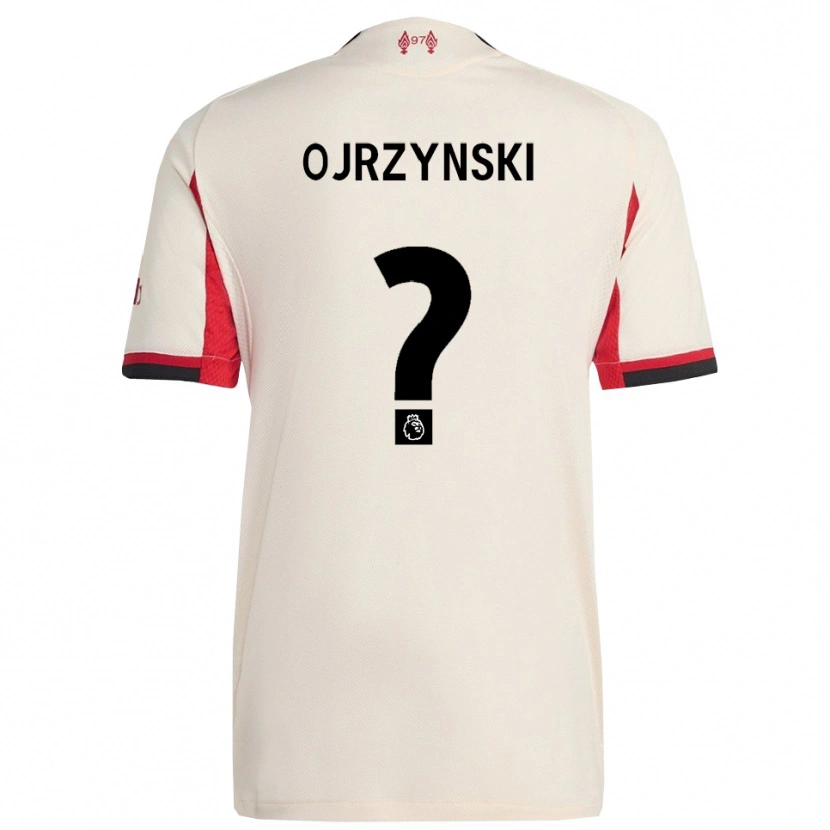 Danxen Dětské Jakub Ojrzynski #0 Bílá Černá Daleko Hráčské Dresy 2025/26 Dres