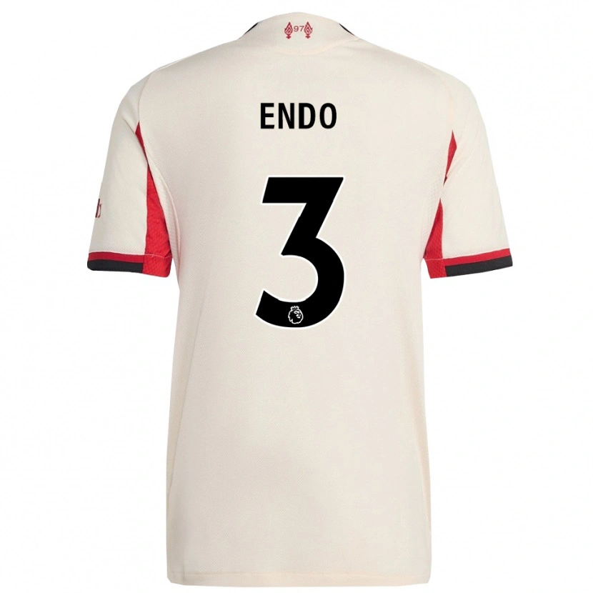 Danxen Dětské Wataru Endo #3 Bílá Černá Daleko Hráčské Dresy 2025/26 Dres