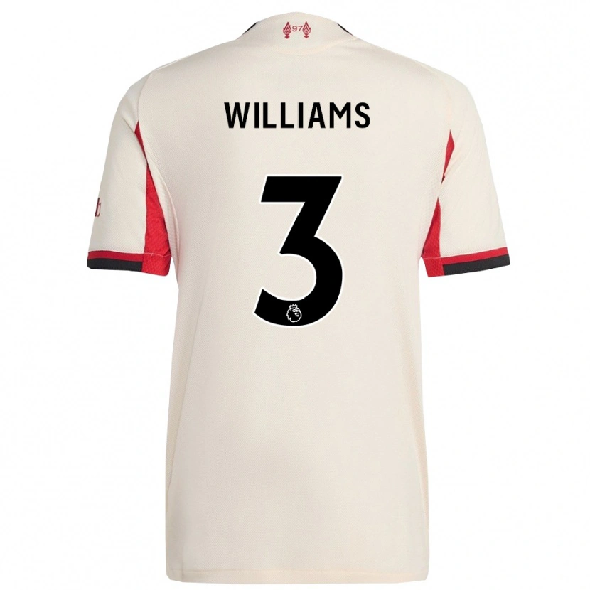 Danxen Dětské Cameron Williams #3 Bílá Černá Daleko Hráčské Dresy 2025/26 Dres