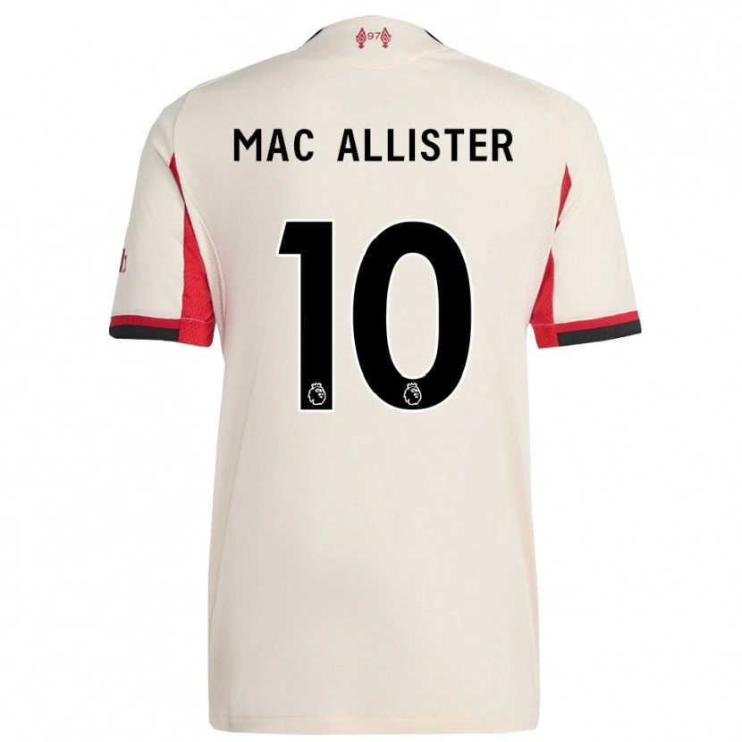 Danxen Dětské Alexis Mac Allister #10 Bílá Černá Daleko Hráčské Dresy 2025/26 Dres