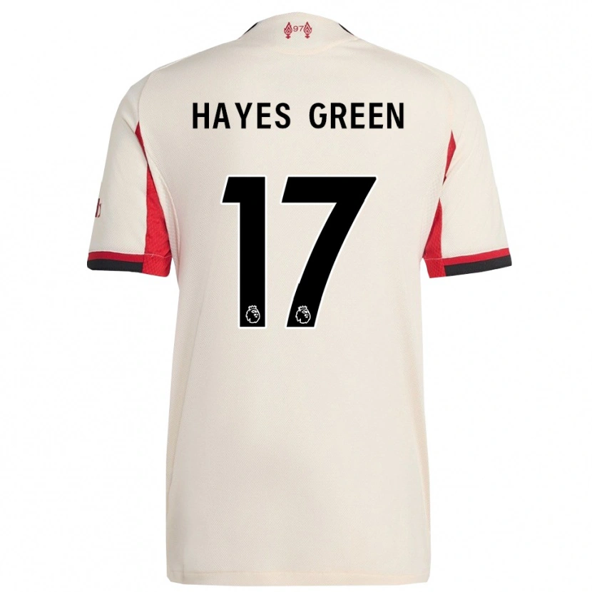 Danxen Dětské Charlie Hayes-Green #17 Bílá Černá Daleko Hráčské Dresy 2025/26 Dres
