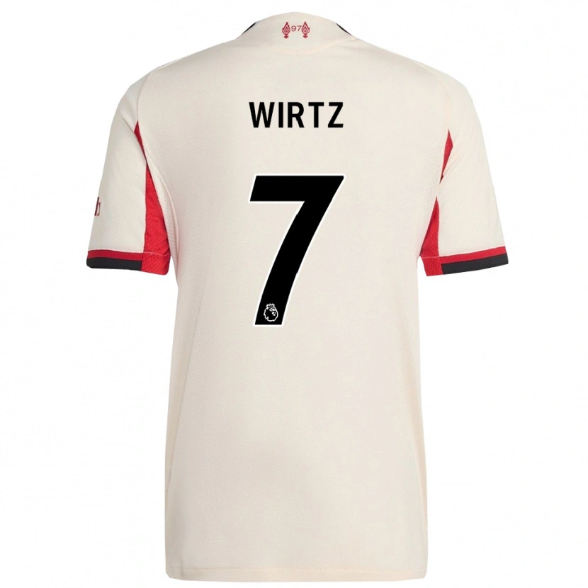 Danxen Dětské Florian Wirtz #7 Bílá Černá Daleko Hráčské Dresy 2025/26 Dres