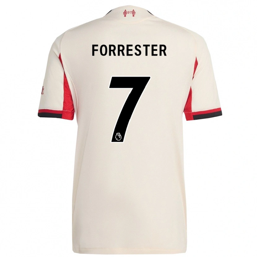 Danxen Dětské La'more Forrester #7 Bílá Černá Daleko Hráčské Dresy 2025/26 Dres