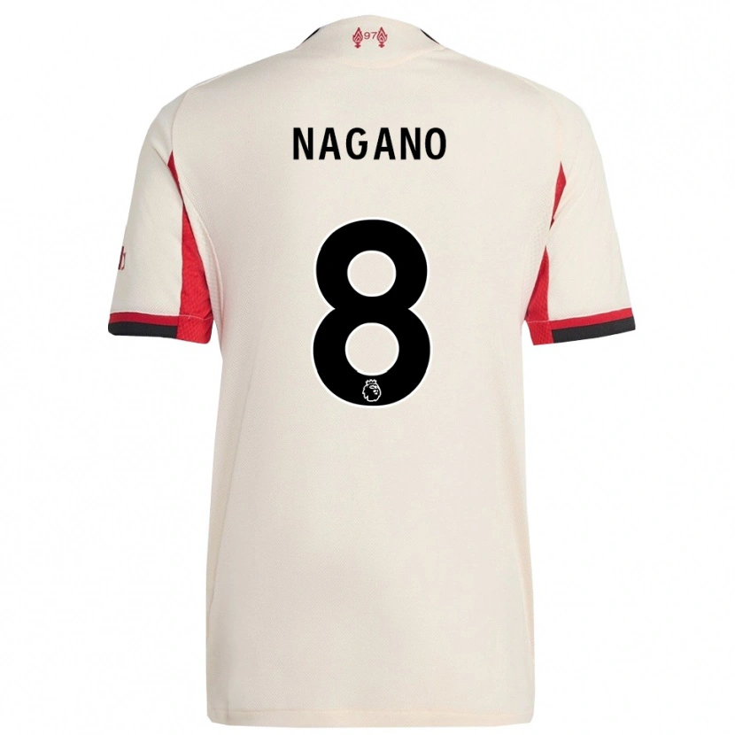 Danxen Dětské Fūka Nagano #8 Bílá Černá Daleko Hráčské Dresy 2025/26 Dres