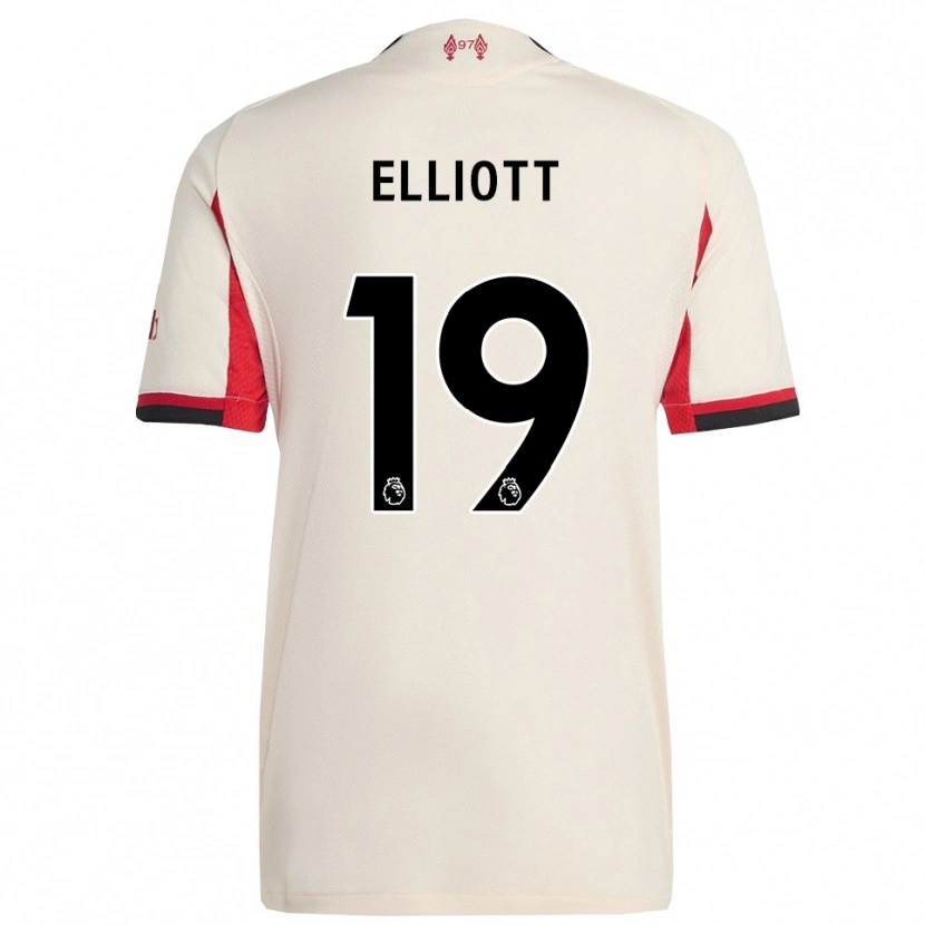 Danxen Dětské Harvey Elliott #19 Bílá Černá Daleko Hráčské Dresy 2025/26 Dres