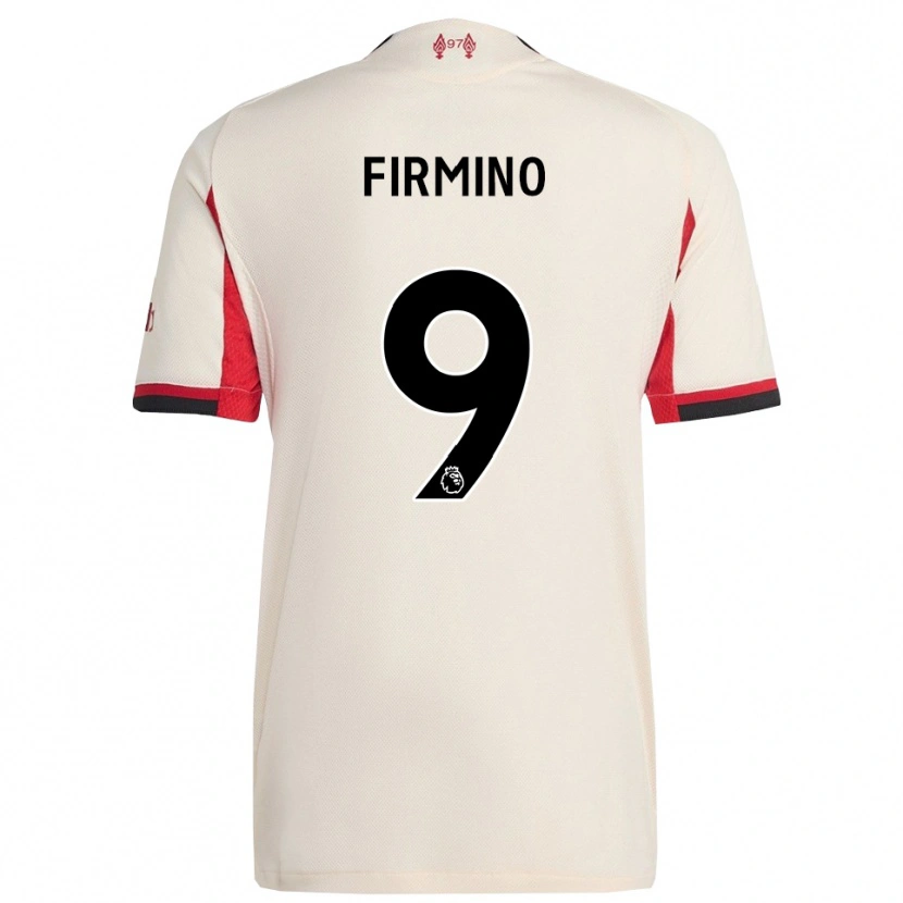 Danxen Dětské Roberto Firmino #9 Bílá Černá Daleko Hráčské Dresy 2025/26 Dres