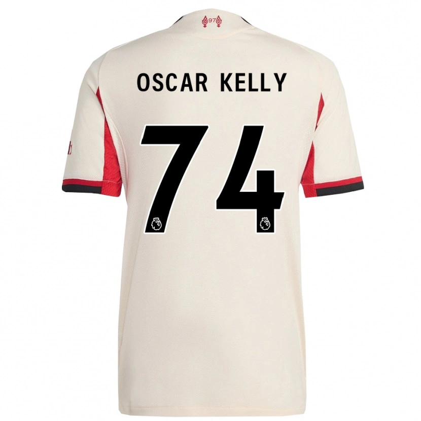 Danxen Dětské Oscar Kelly #74 Bílá Černá Daleko Hráčské Dresy 2025/26 Dres