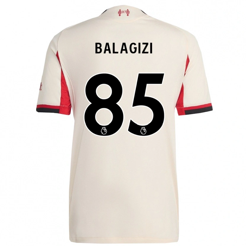 Danxen Dětské James Balagizi #85 Bílá Černá Daleko Hráčské Dresy 2025/26 Dres
