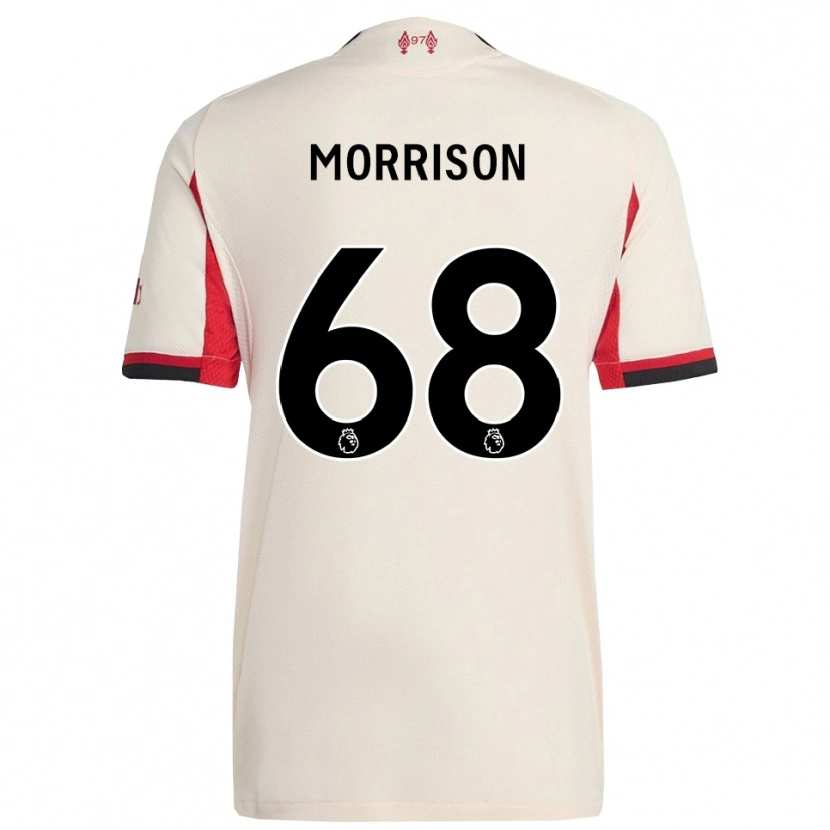 Danxen Dětské Kieran Morrison #68 Bílá Černá Daleko Hráčské Dresy 2025/26 Dres
