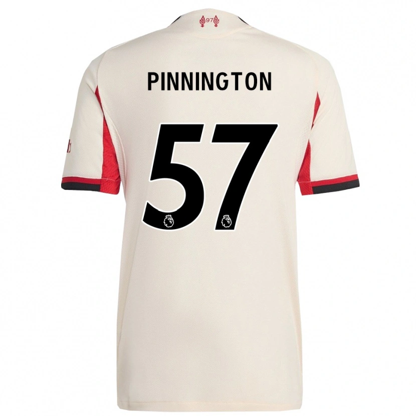 Danxen Dětské Carter Pinnington #57 Bílá Černá Daleko Hráčské Dresy 2025/26 Dres