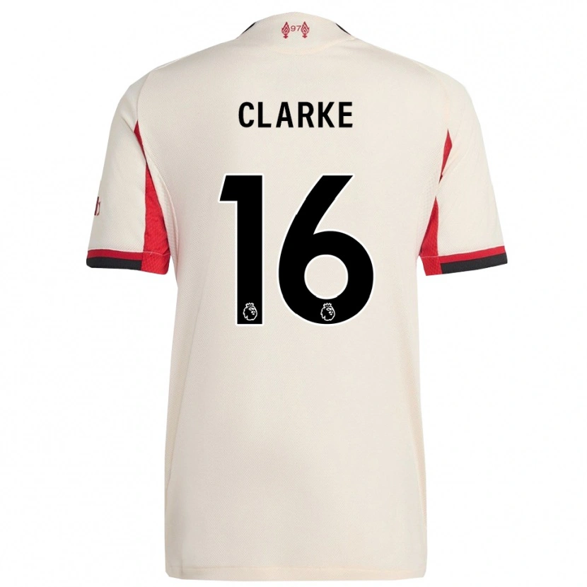 Danxen Dětské Lucas Clarke #16 Bílá Černá Daleko Hráčské Dresy 2025/26 Dres