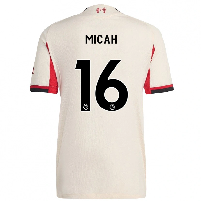 Danxen Dětské Teagan Micah #16 Bílá Černá Daleko Hráčské Dresy 2025/26 Dres