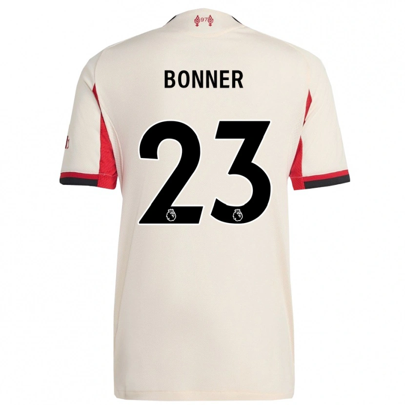 Danxen Dětské Gemma Bonner #23 Bílá Černá Daleko Hráčské Dresy 2025/26 Dres