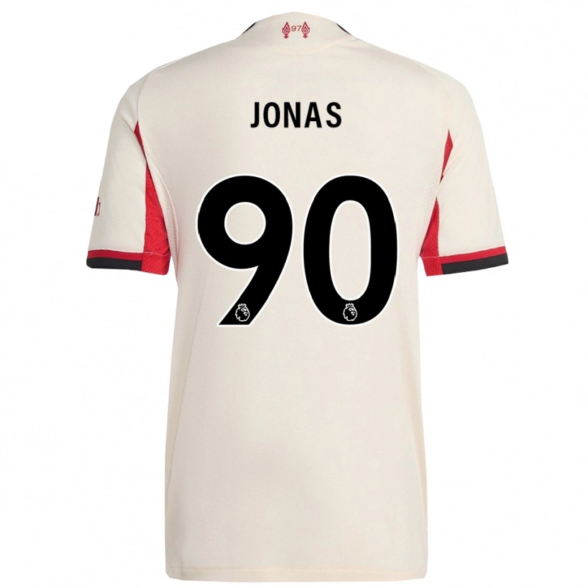 Danxen Dětské Lee Jonas #90 Bílá Černá Daleko Hráčské Dresy 2025/26 Dres