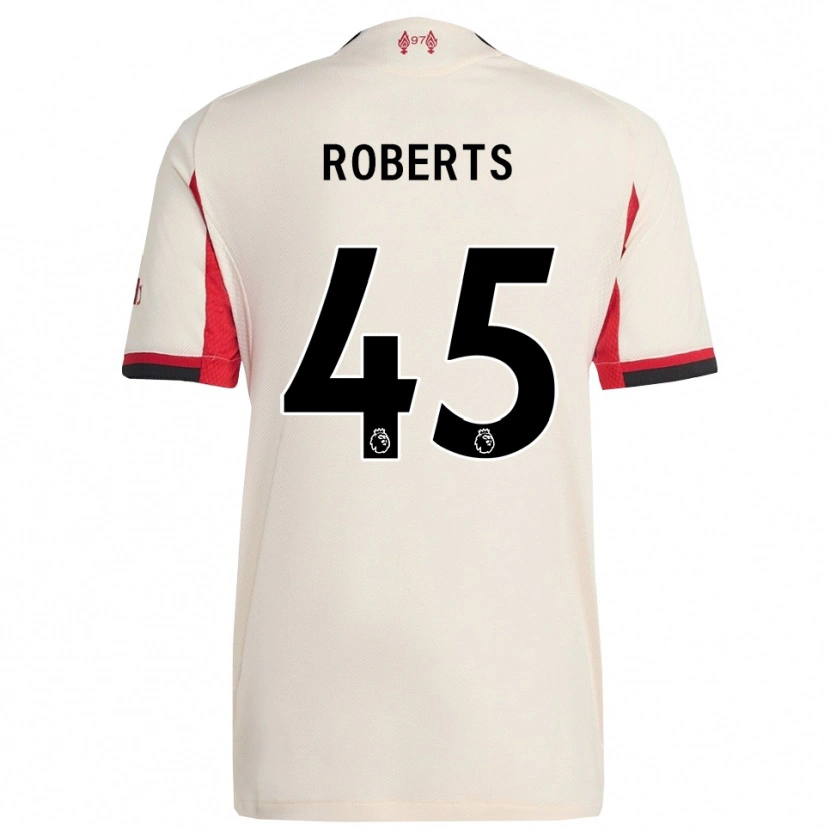 Danxen Dětské Iwan Roberts #45 Bílá Černá Daleko Hráčské Dresy 2025/26 Dres